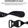 Strap-it Strap-it Bracelet Apple Watch silicone (noir) Strap-it Strap-it Bracelet Apple Watch silicone (noir)