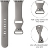 Strap-it Strap-it Bracelet Apple Watch silicone (gris) Strap-it Strap-it Bracelet Apple Watch silicone (gris)