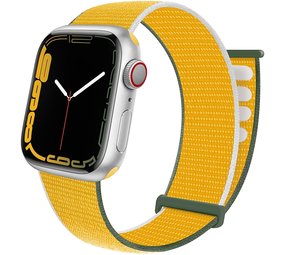 Strap-it Bracelet Apple Watch nylon (jaune)