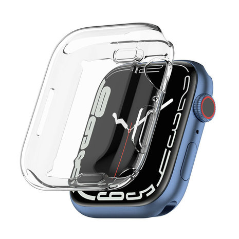 Strap-it Strap-it Coque de protection Apple Watch 7/8/9 TPU 45mm (transparent)