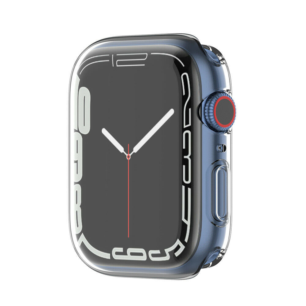 Strap-it Strap-it Coque de protection Apple Watch 7/8/9 TPU 45mm (transparent)