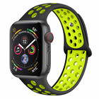 Strap-it Strap-it Bracelet sport Apple Watch (noir/jaune)