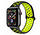 Strap-it Bracelet sport Apple Watch (noir/jaune)