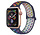 Strap-it Bracelet sport Apple Watch (bleu foncé / multicolore)