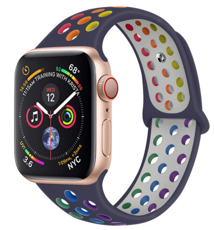 Apple - Watch Series 6 - GPS - 44 - Alu Bleu / Bracelet Sport Deep Navy -  Regular - Apple Watch - Rue du Commerce