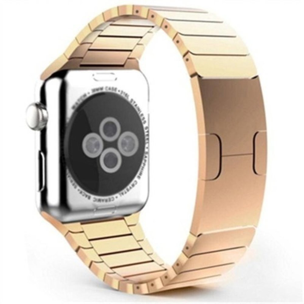 Strap-it Strap-it Bracelet en métal de luxe Apple Watch (or rose)