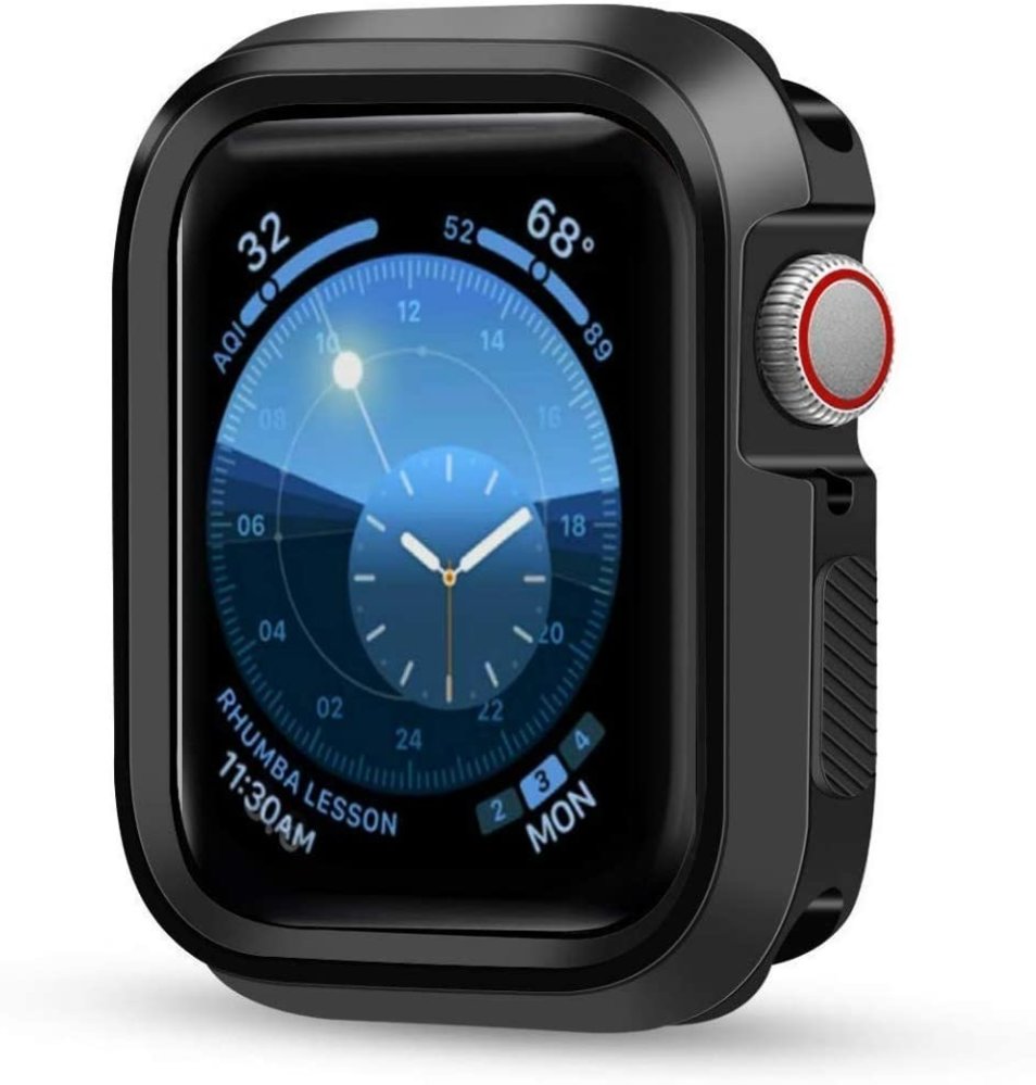 Coque de protection Apple Watch TPU noir Braceletsmartwatch.fr