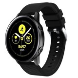 Strap-it Bracelet silicone Samsung Galaxy Watch Active (noir)