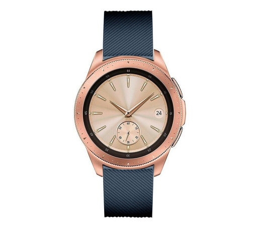 Strap-it Strap-it Bracelet silicone Samsung Galaxy Watch 42mm (bleu foncé)
