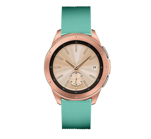 Strap-it Strap-it Bracelet silicone Samsung Galaxy Watch 42mm (aqua)