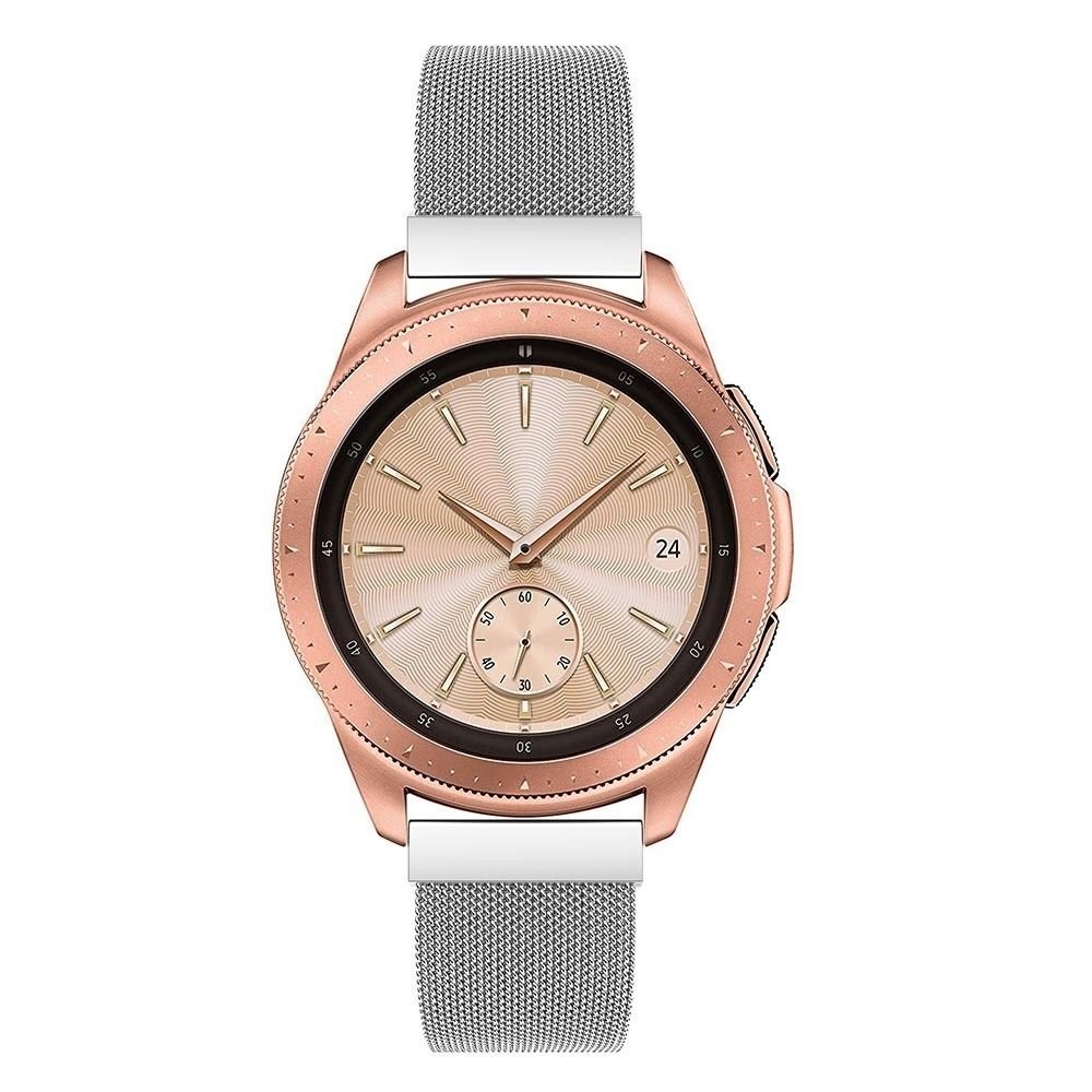 Strap-it Strap-it Bracelet Milanais Samsung Galaxy Watch 42mm (argent)