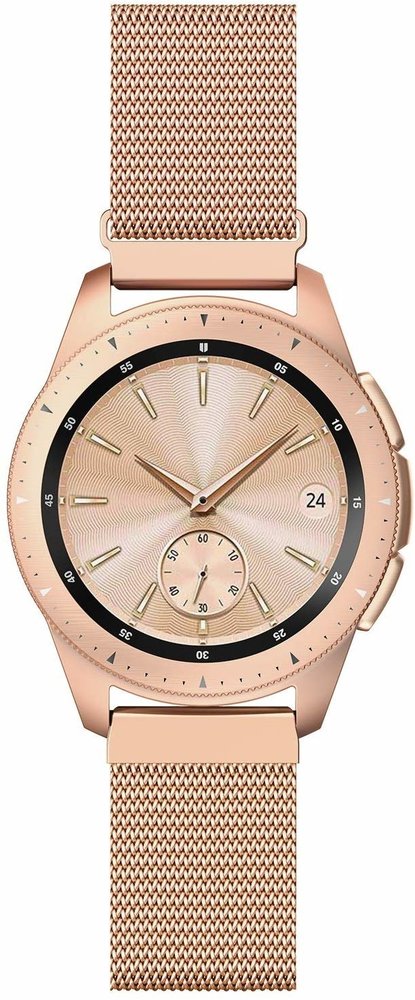 Strap-it Strap-it Bracelet Milanais Samsung Galaxy Watch 42mm (or rose) Strap-it Strap-it Bracelet Milanais Samsung Galaxy Watch 42mm (or rose)