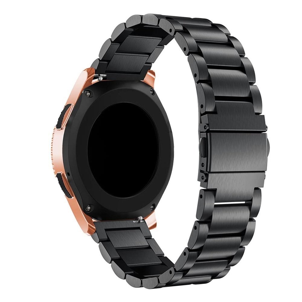Strap-it Strap-it Bracelet acier Samsung Galaxy Watch 42mm (noir) Strap-it Strap-it Bracelet acier Samsung Galaxy Watch 42mm (noir)