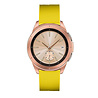 Strap-it Strap-it Bracelet silicone Samsung Galaxy Watch  42mm (Jaune)