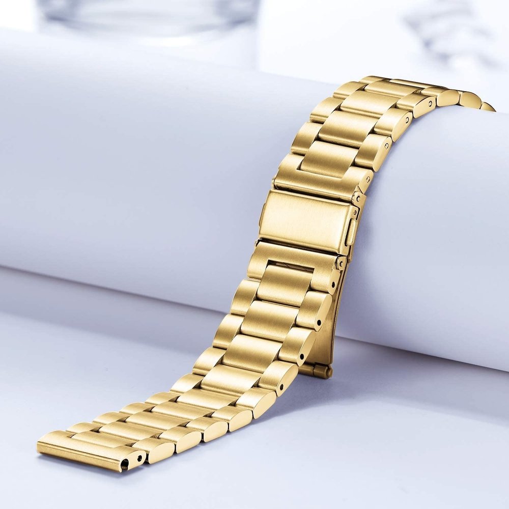 Strap-it Strap-it Bracelet acier Samsung Galaxy Watch Active (or)