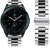 Strap-it Strap-it Bracelet acier Samsung Galaxy Watch 42mm (argent/noir) Strap-it Strap-it Bracelet acier Samsung Galaxy Watch 42mm (argent/noir)