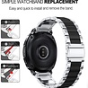 Strap-it Strap-it Bracelet acier Samsung Galaxy Watch 42mm (argent/noir) Strap-it Strap-it Bracelet acier Samsung Galaxy Watch 42mm (argent/noir)