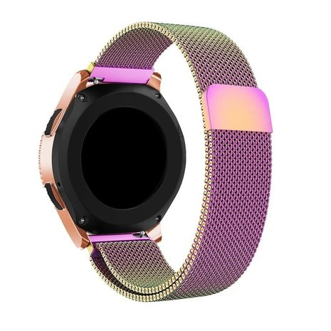 Strap-it Strap-it Bracelet Milanais Samsung Galaxy Watch 42mm (arc-en-ciel) Strap-it Strap-it Bracelet Milanais Samsung Galaxy Watch 42mm (arc-en-ciel)