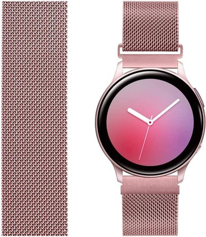 Strap-it Strap-it Bracelet Milanais Samsung Galaxy Watch 42mm (rose)