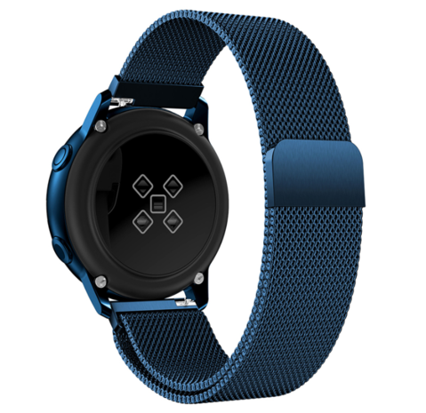 Strap-it Strap-it Bracelet Milanais Samsung Galaxy Watch 42mm (bleu)
