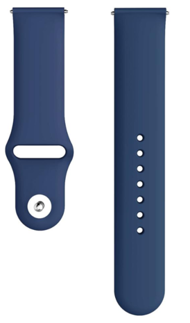 Strap-it Strap-it Bracelet sport Samsung Galaxy Watch Active (bleu foncé)
