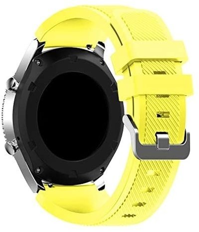 Strap-it Strap-it Bracelet silicone Samsung Gear S3 (jaune)