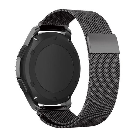 Strap-it Strap-it Bracelet Milanais Samsung Gear S3 (noir) Strap-it Strap-it Bracelet Milanais Samsung Gear S3 (noir)