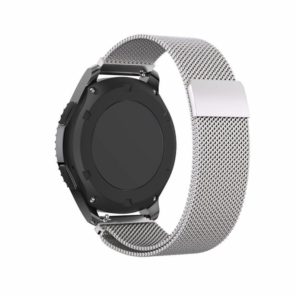 Strap-it Strap-it Bracelet Milanais Samsung Gear S3 (argent) Strap-it Strap-it Bracelet Milanais Samsung Gear S3 (argent)