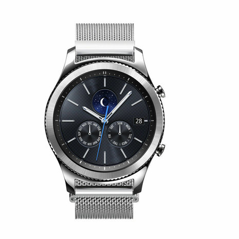 Strap-it Strap-it Bracelet Milanais Samsung Gear S3 (argent) Strap-it Strap-it Bracelet Milanais Samsung Gear S3 (argent)