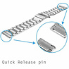 Strap-it Strap-it Bracelet acier Samsung Gear S3 (argent) Strap-it Strap-it Bracelet acier Samsung Gear S3 (argent)