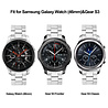 Strap-it Strap-it Bracelet acier Samsung Gear S3 (argent) Strap-it Strap-it Bracelet acier Samsung Gear S3 (argent)