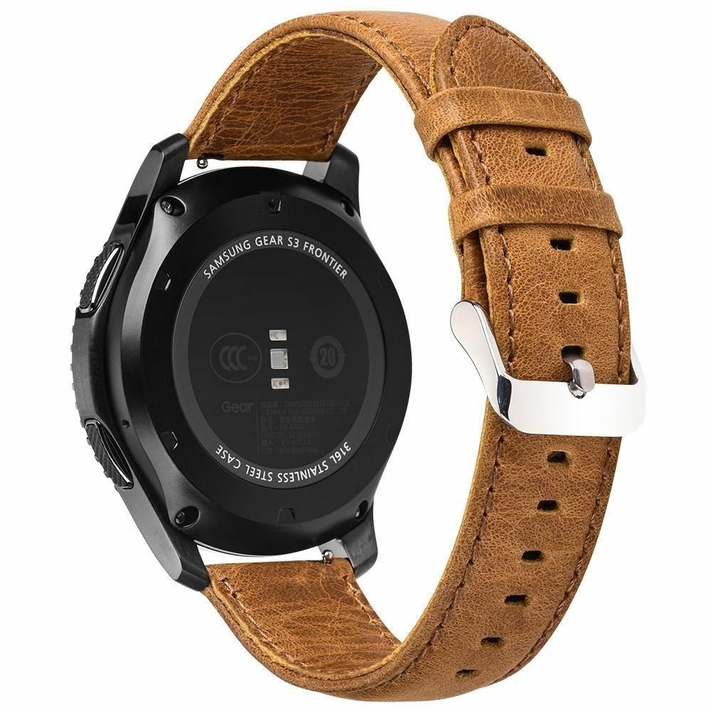 Strap-it Strap-it Bracelet cuir Samsung Gear S3 (marron) Strap-it Strap-it Bracelet cuir Samsung Gear S3 (marron)