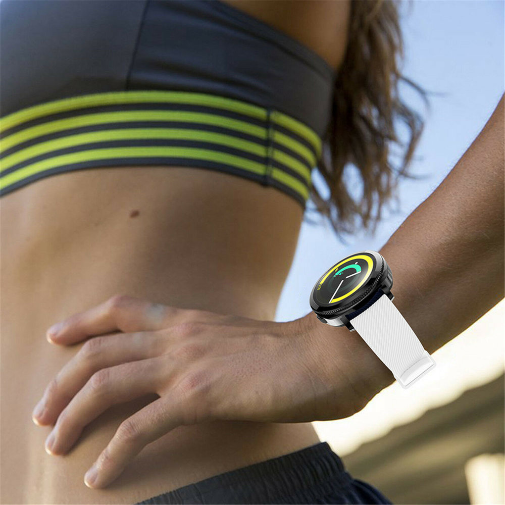Strap-it Strap-it Bracelet silicone Samsung Gear Sport (blanc)