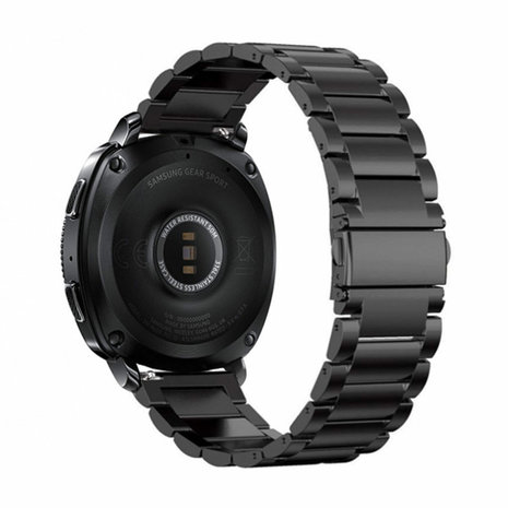 Strap-it Strap-it Bracelet acier Samsung Gear Sport (noir)