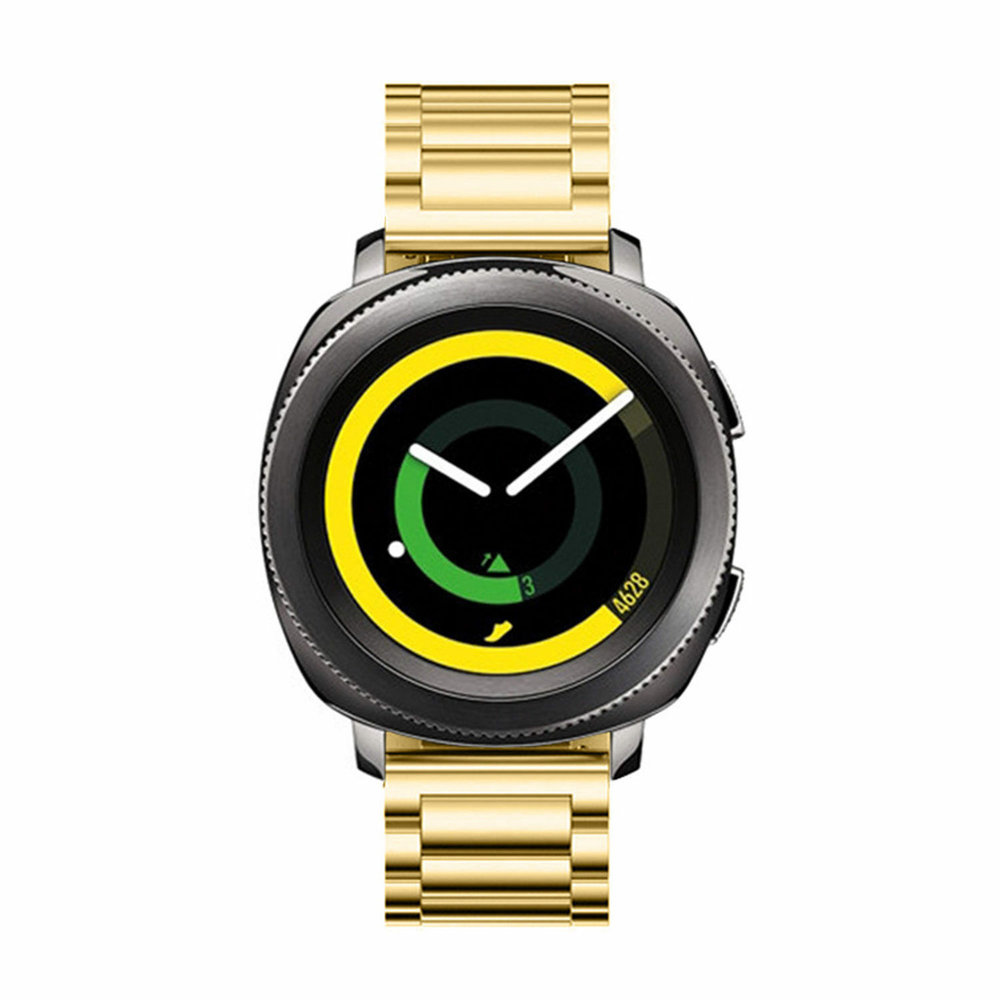 Strap-it Strap-it Bracelet acier Samsung Gear Sport (or) Strap-it Strap-it Bracelet acier Samsung Gear Sport (or)