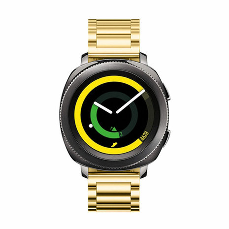 Strap-it Strap-it Bracelet acier Samsung Gear Sport (or) Strap-it Strap-it Bracelet acier Samsung Gear Sport (or)