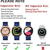 Strap-it Strap-it Bracelet acier Samsung Gear Sport (bleu) Strap-it Strap-it Bracelet acier Samsung Gear Sport (bleu)