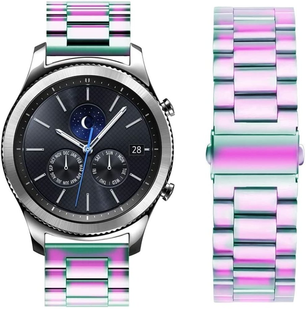 Strap-it Strap-it Bracelet acier Samsung Gear S3 (arc-en-ciel)