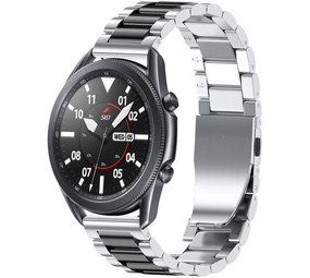 Strap-it Bracelet acier Samsung Galaxy Watch 3 45mm (argent/noir)