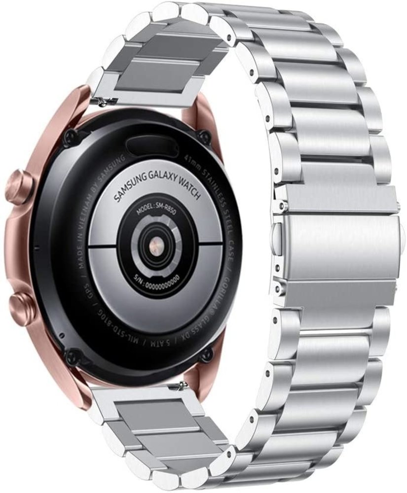 Strap-it Strap-it Bracelet acier Samsung Galaxy Watch 3 41mm (argent)
