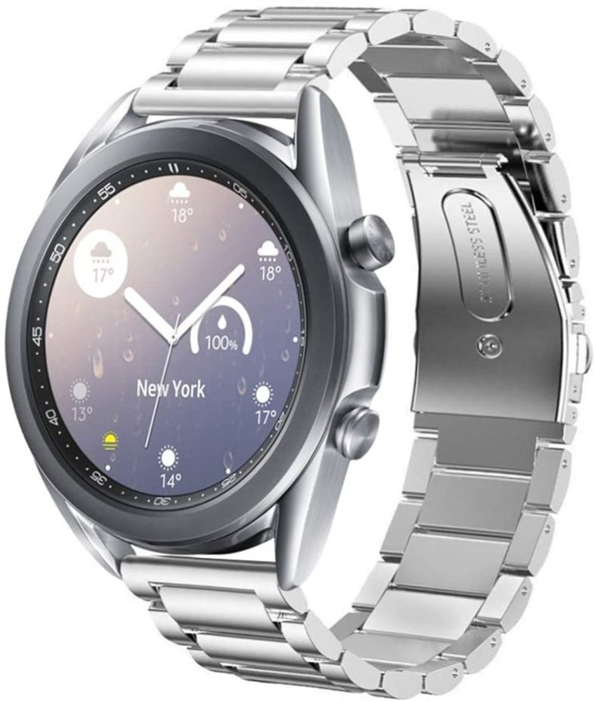 Strap-it Strap-it Bracelet acier Samsung Galaxy Watch 3 41mm (argent)