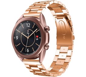 Strap-it Bracelet acier Samsung Galaxy Watch 3 41mm (or rose)