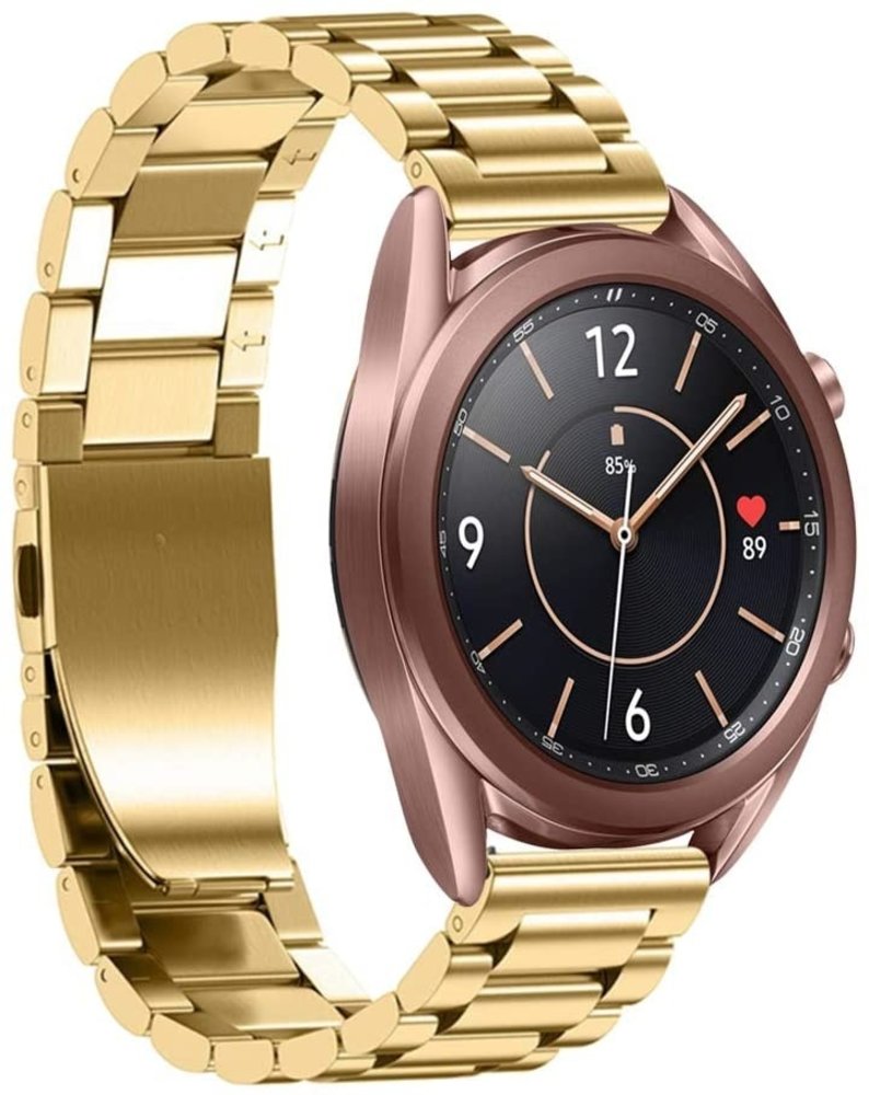 Strap-it Strap-it Bracelet acier Samsung Galaxy Watch 3 41mm (doré) Strap-it Strap-it Bracelet acier Samsung Galaxy Watch 3 41mm (doré)