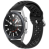 Strap-it Strap-it Bracelet silicone avec trous Samsung Galaxy Watch 3 45mm (noir) Strap-it Strap-it Bracelet silicone avec trous Samsung Galaxy Watch 3 45mm (noir)