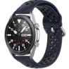 Strap-it Strap-it Bracelet silicone avec trous Samsung Galaxy Watch 3 45mm (bleu foncé) Strap-it Strap-it Bracelet silicone avec trous Samsung Galaxy Watch 3 45mm (bleu foncé)