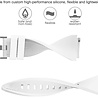 Strap-it Strap-it Bracelet silicone Samsung Galaxy Watch 3 45mm (blanc) Strap-it Strap-it Bracelet silicone Samsung Galaxy Watch 3 45mm (blanc)
