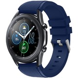 Strap-it Bracelet silicone Samsung Galaxy Watch 3 45mm (bleu foncé)