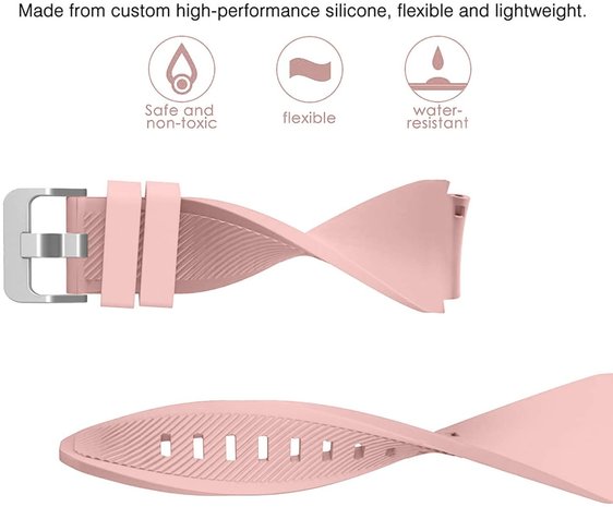 Strap-it Strap-it Bracelet silicone Samsung Galaxy Watch 3 45mm (rose)