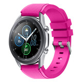 Strap-it Bracelet silicone Samsung Galaxy Watch 3 45mm (rose vif)