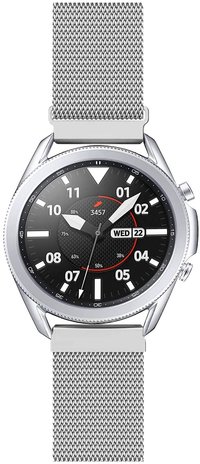 Strap-it Strap-it Bracelet Milanais Samsung Galaxy Watch 3 45mm (argent) Strap-it Strap-it Bracelet Milanais Samsung Galaxy Watch 3 45mm (argent)
